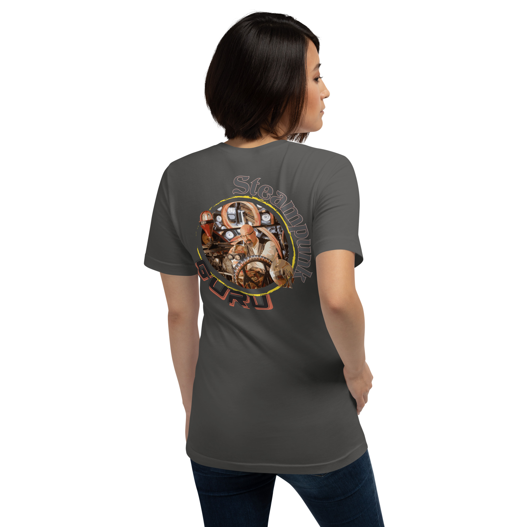 Steampunk Guru Unisex T-shirt - Image 2