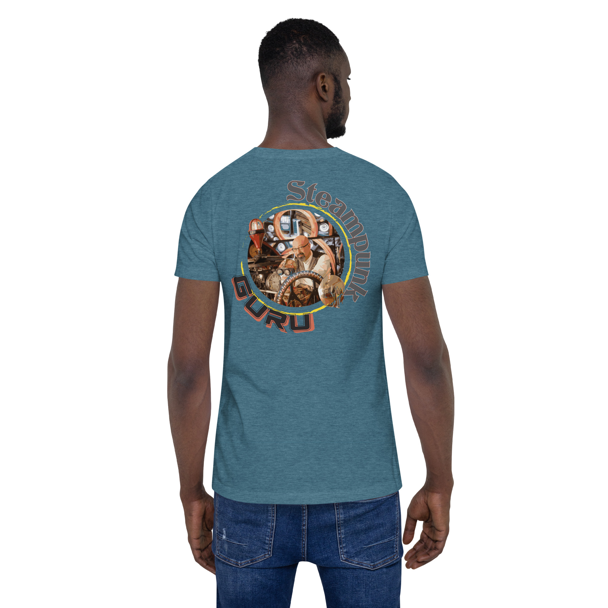 Steampunk Guru Unisex T-shirt - Image 3