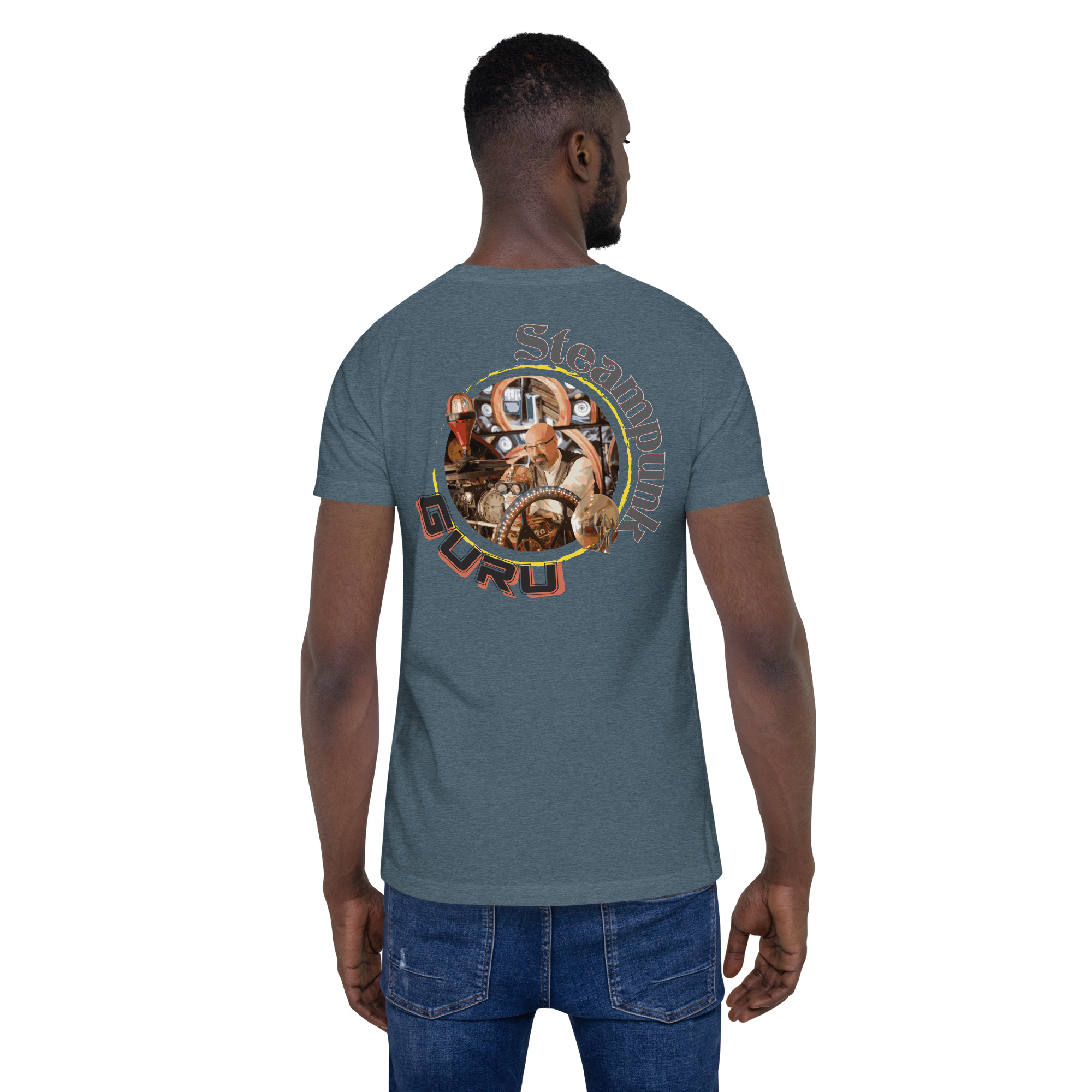 Steampunk Guru Unisex T-shirt - Image 6