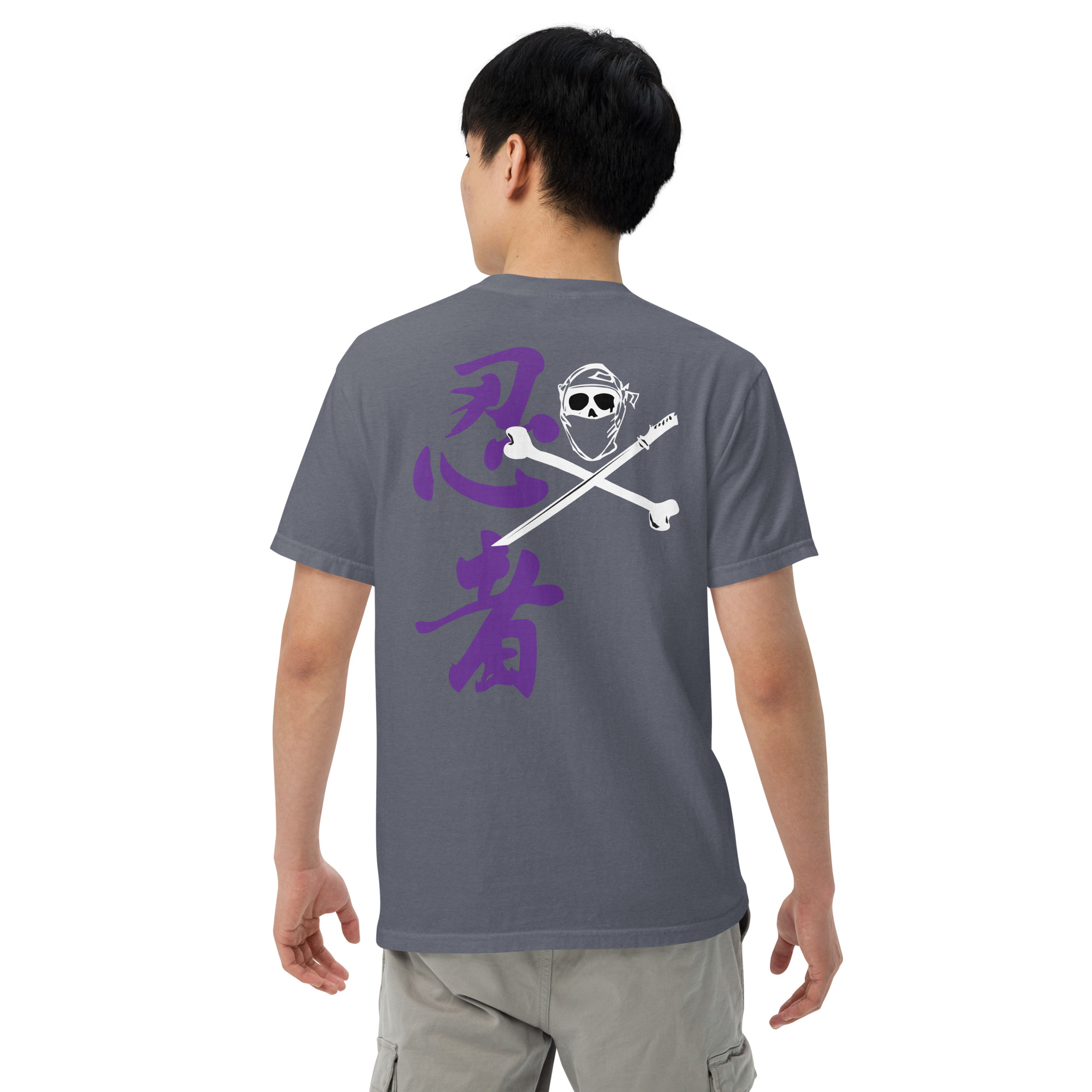 2C Ninja Pirate Logo Heavyweight T-shirt - Image 9