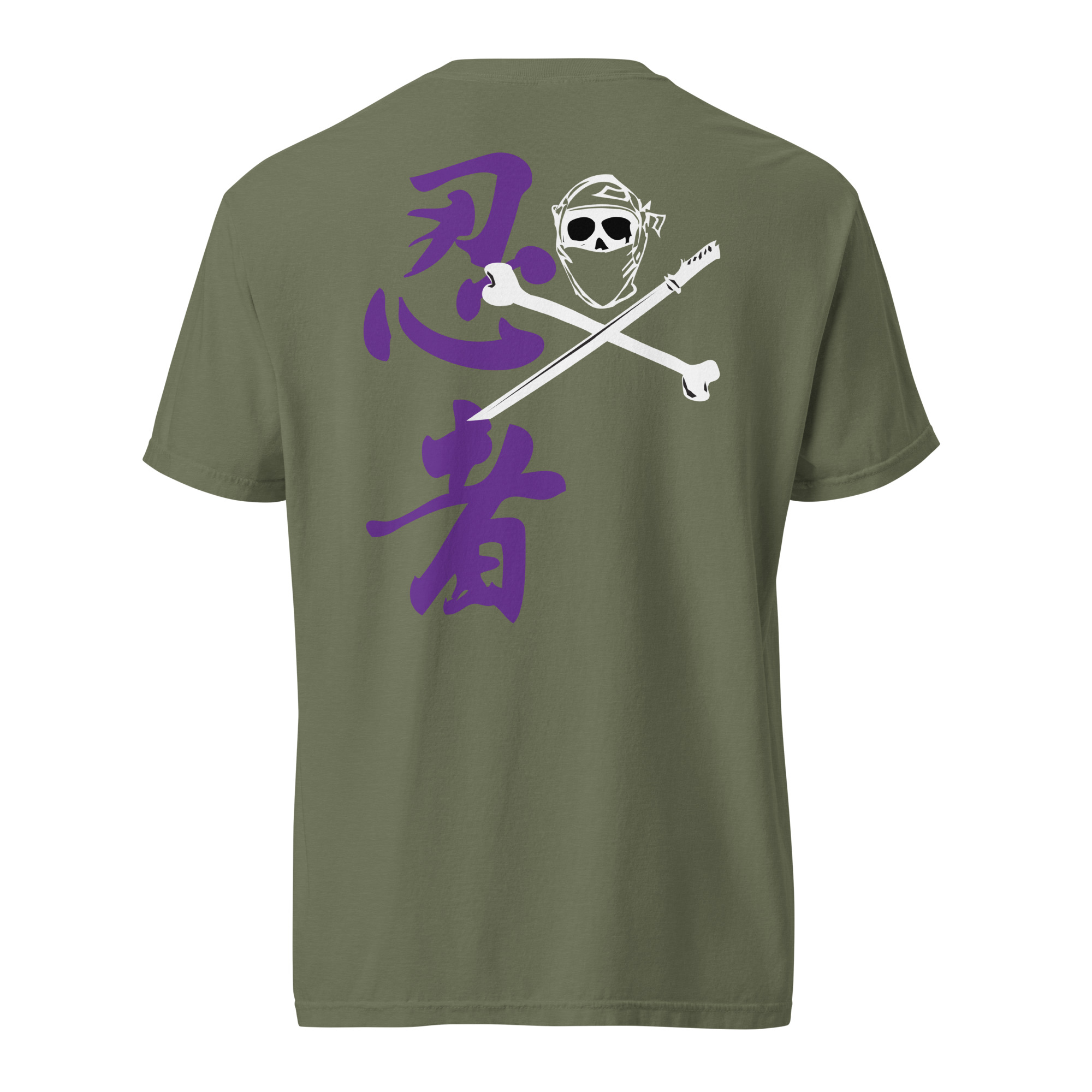 2C Ninja Pirate Logo Heavyweight T-shirt - Image 3