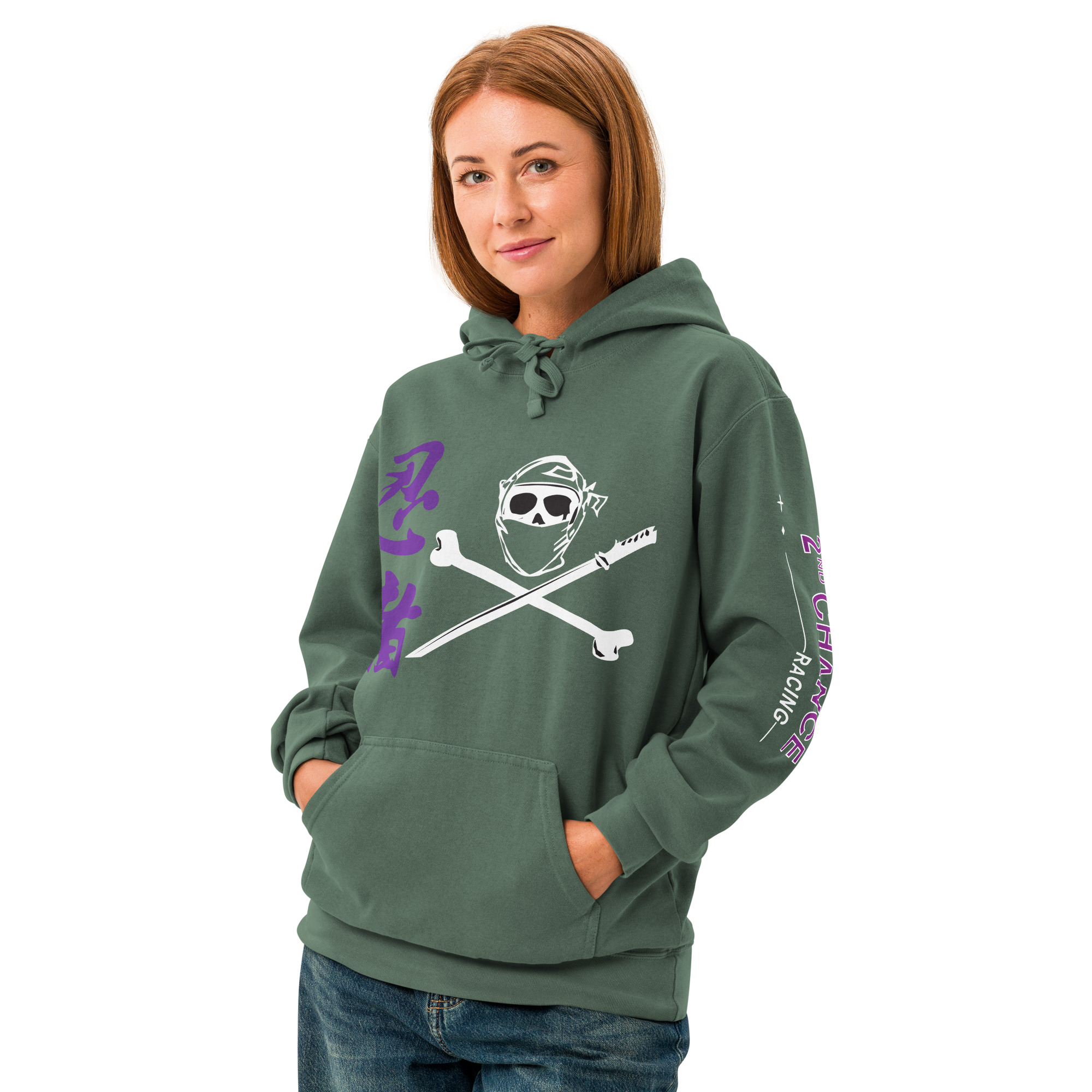 2C Ninja Pirate #1 Heavyweight Hoodie - Image 5