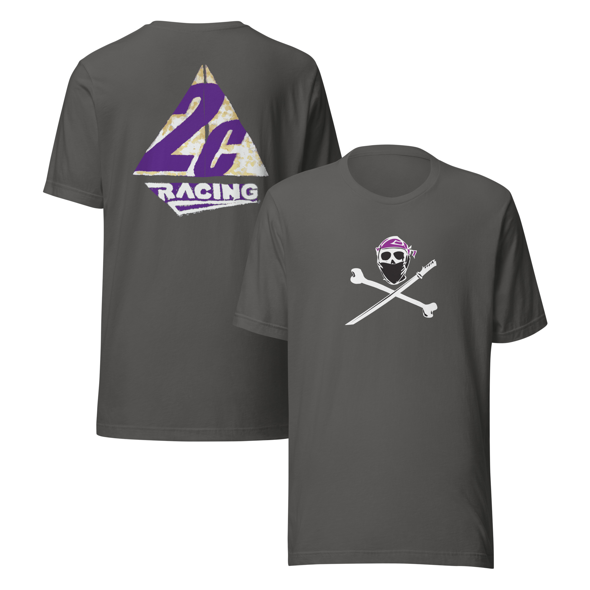 2C Gen2 Racing Pirate Logo Lightweight T-shirt - Image 3