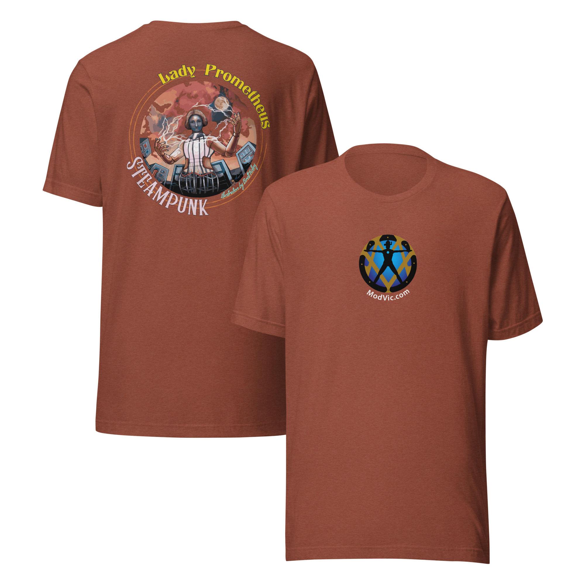 MV Lady Prometheus ON BACK Lightweight T-shirt - Image 2