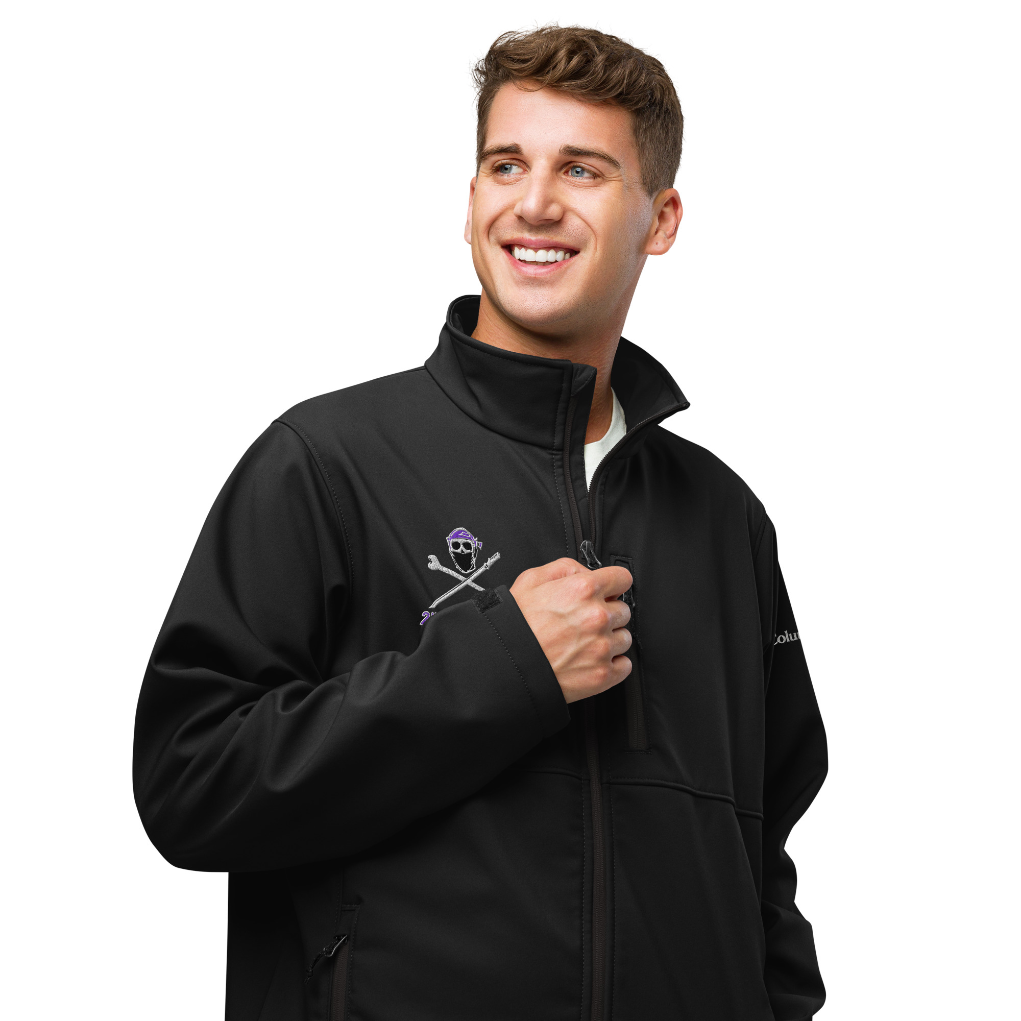 2C Columbia Soft Shell Jacket NINJA PIRATE
