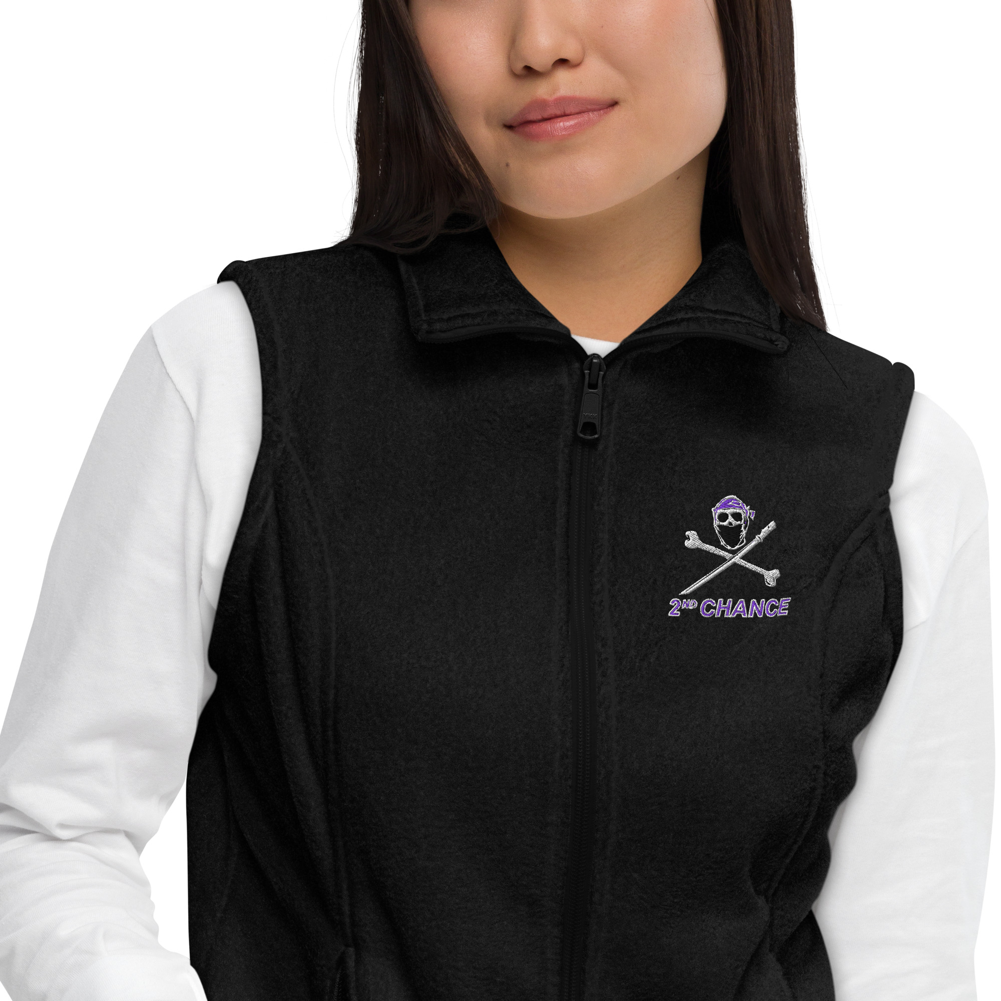 2C Women’s Columbia Fleece Vest RACING - Image 5