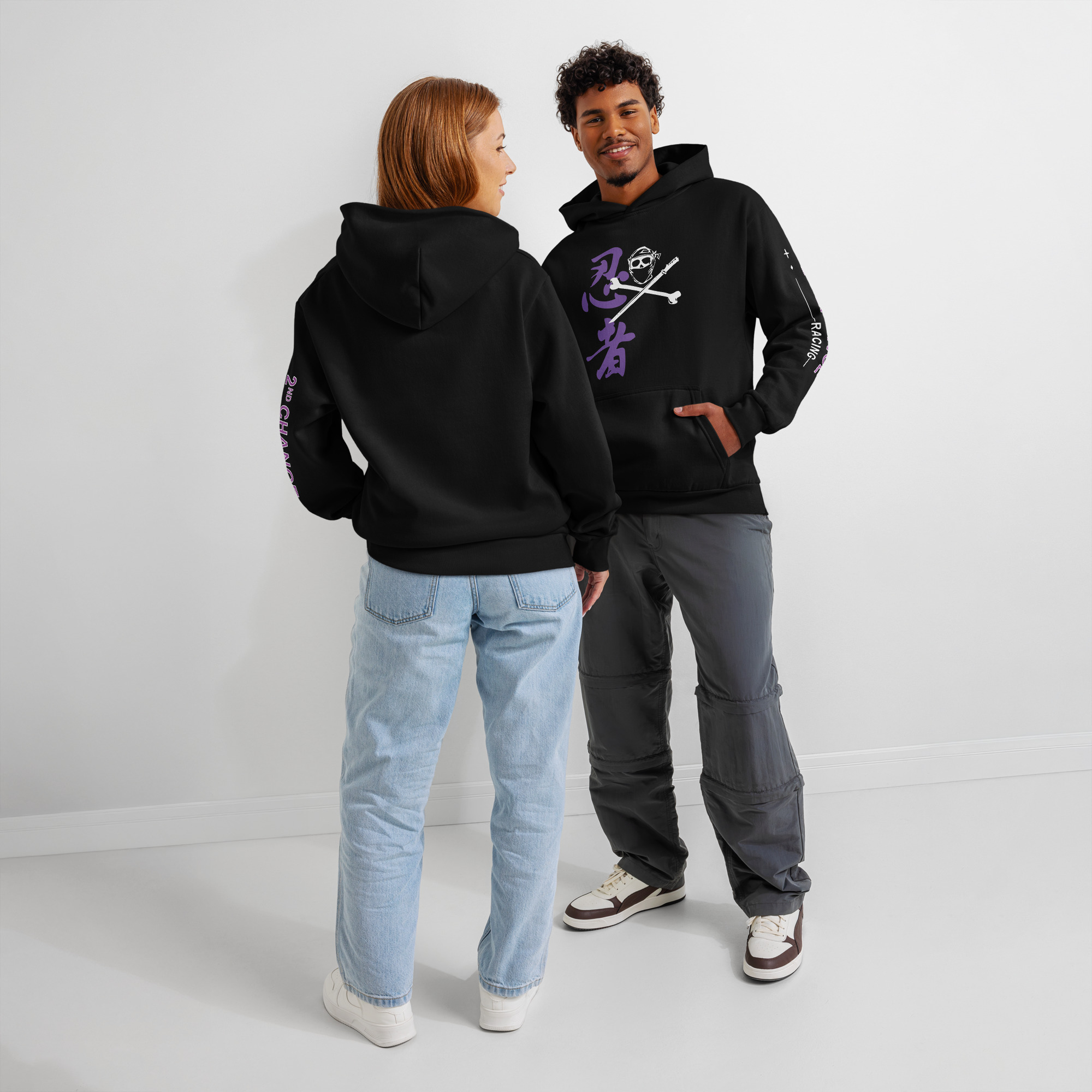 2C Ninja Pirate OVERSIZED FIT HEAVY Hoodie - Image 3