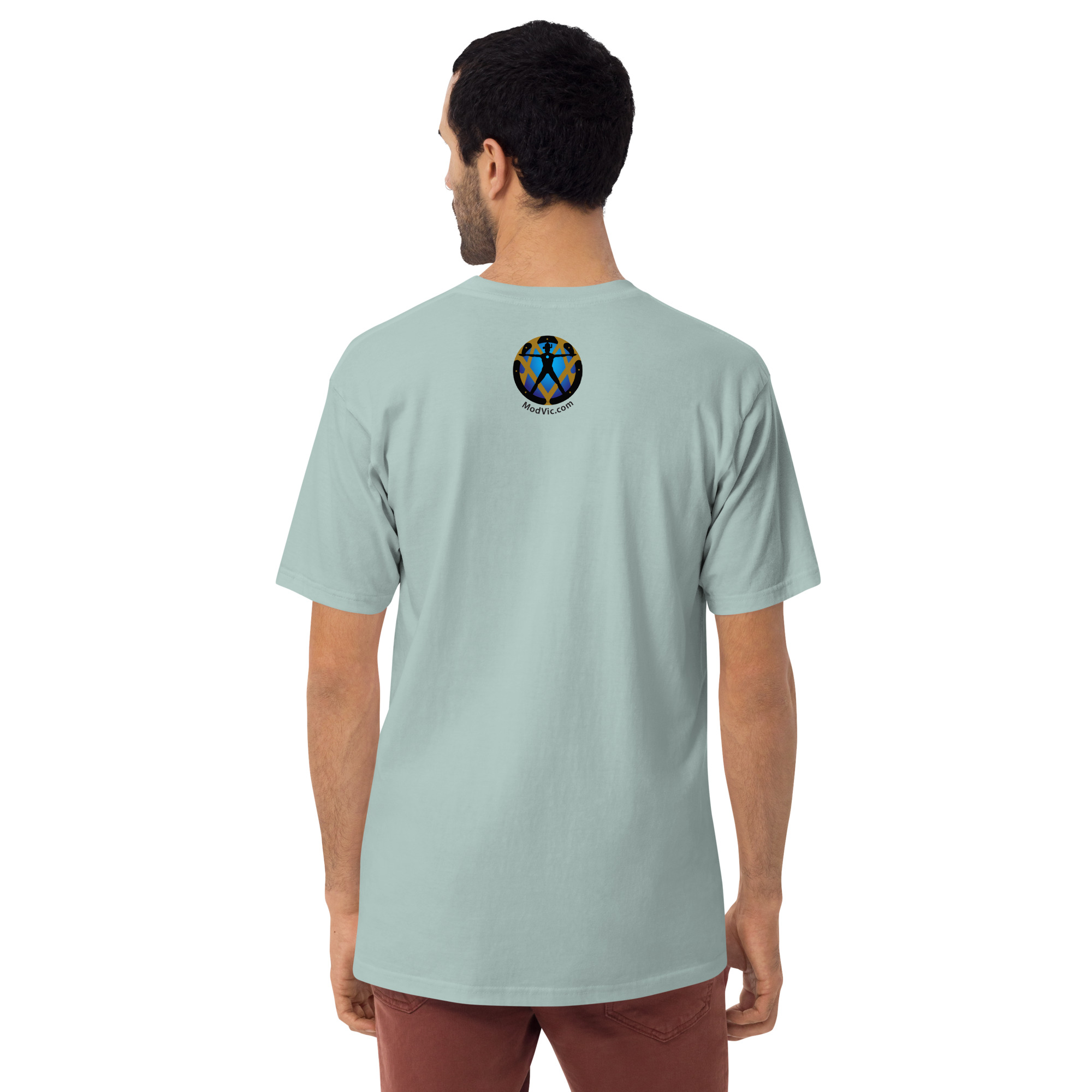MV Nantucket Whale ON FRONT Heavyweight T-shirt - Image 2