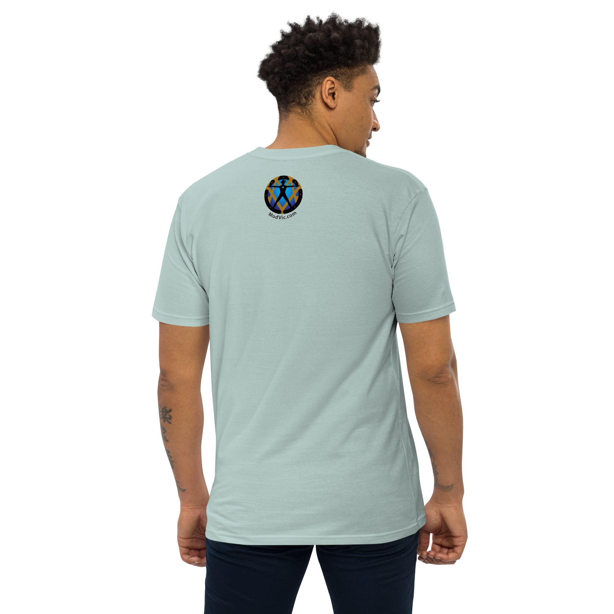 MV Clipper of the Clouds ON FRONT Heavyweight T-shirt - Image 2