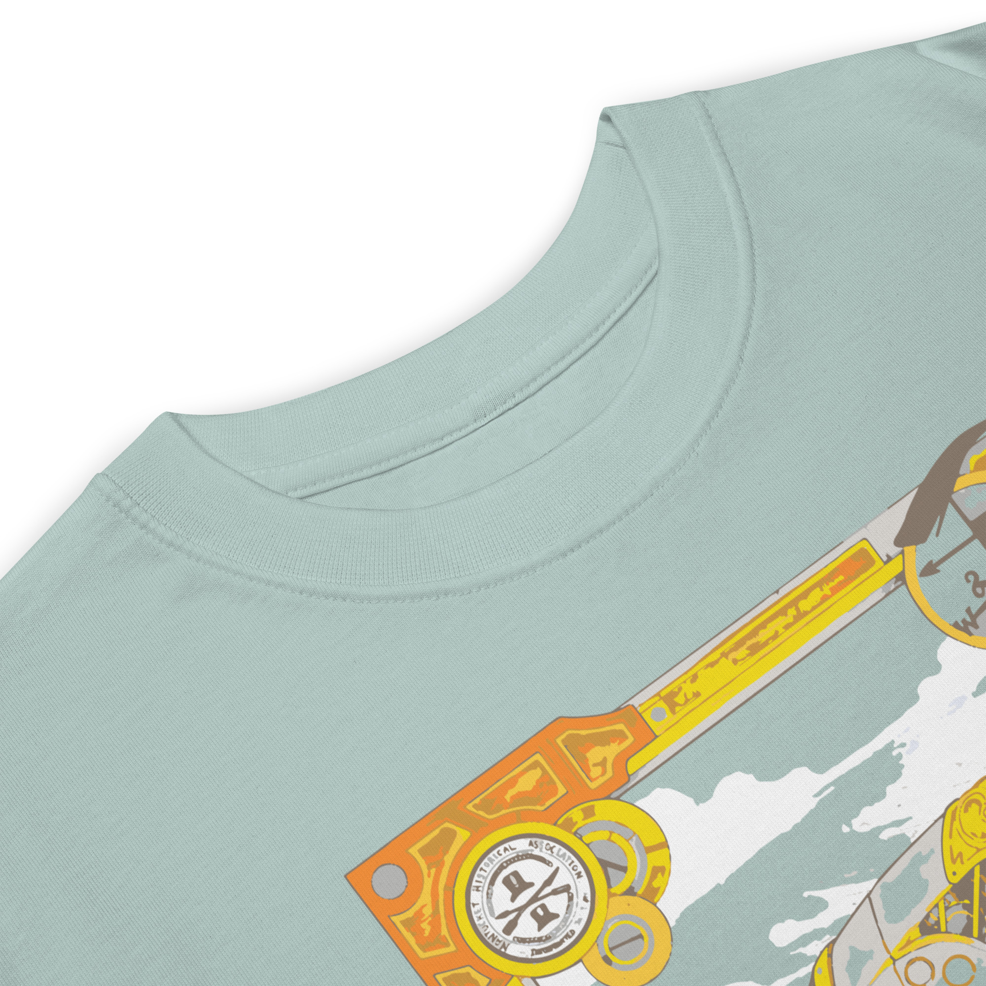 MV Nantucket Whale ON FRONT Heavyweight T-shirt - Image 4