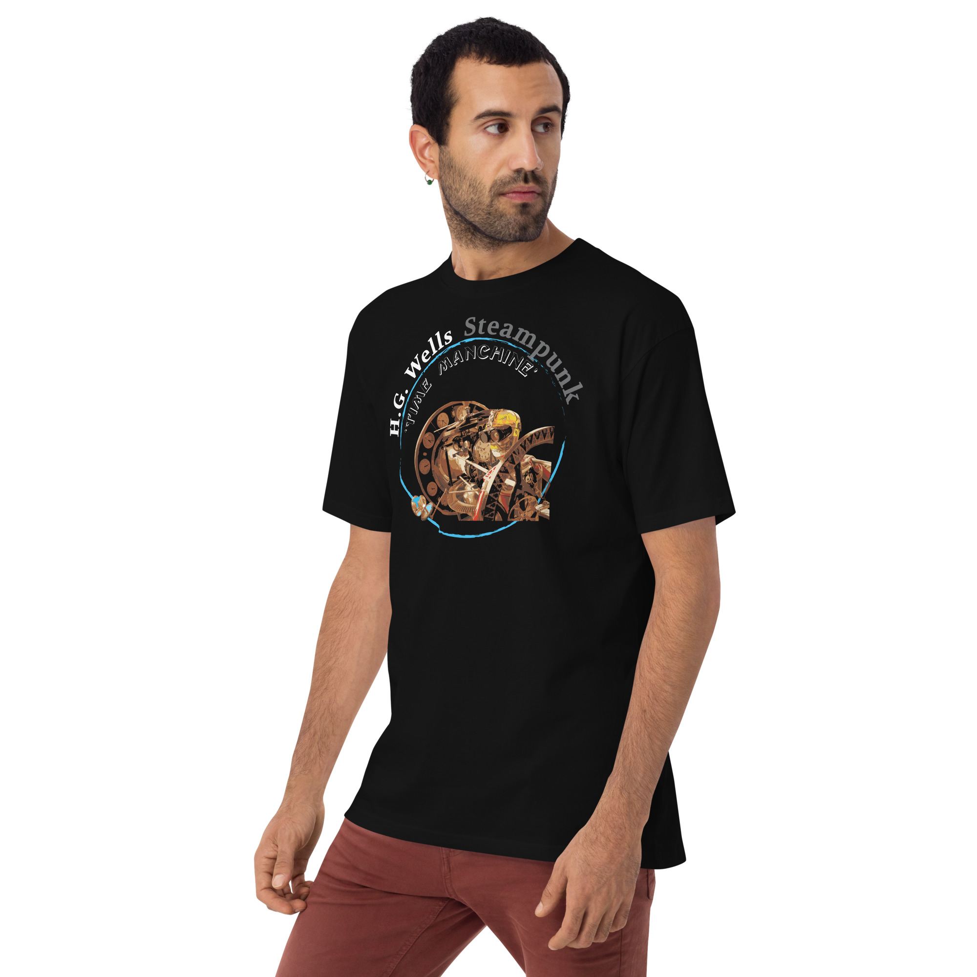 MV HG Wells ON FRONT Heavyweight T-shirt